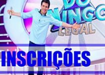 Domingo Legal Inscrições