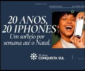 promoção 20 anos Shopping Conquista Sul