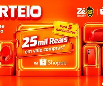 promoção Zé Delivery Shopee
